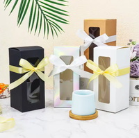 Boîte cadeau pliable en papier avec logo personnalisé pour vêtements, cosmétiques, artisanat et accessoires – Vente en gros