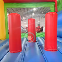 Château gonflable pour enfants, structure de jeu gonflable commerciale avec toboggan, trampoline rebondissant