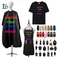 Capes de Coiffure Professionnelles en Polyester à Broderie Intégrale Personnalisée pour Salons de Coiffure – Designs Uniques – Vente en Gros
