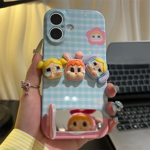 Pour iPhone 17 Air étui de télé<span class=keywords><strong>phone</strong></span> portable 3D pleurer bébé poupée maquillage miroir Mate Apple 16 Plus couverture de télé<span class=keywords><strong>phone</strong></span> portable en gros - Product Image 4