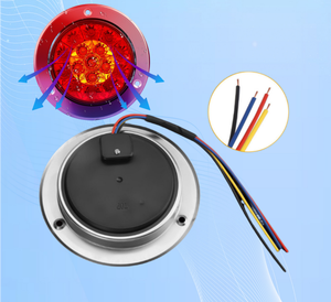 Fabrik Großhandel Hochwertige 4 Zoll 12V/24V LED LKW Seiten licht LED LKW Logo Licht Geeignet für viele LKWs - Product Image 3