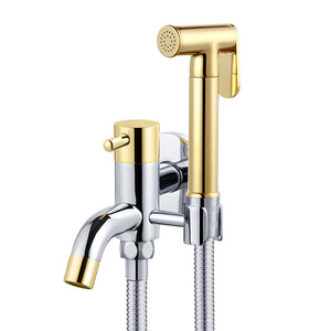Brass <strong>Toilet</strong> <strong>Seat</strong> Cleaning &amp; Feminine Bathroom Shower <strong>Bidet</strong> Faucet <strong>Sprayer</strong> Set - Product Image 1