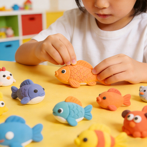 ดินน้ำมันสำหรับเด็ก ชุดทำสไลม์นุ่มพิเศษ น้ำหนักเบา ของเล่น DIY วัสดุสำหรับทำขนม ดินปั้น ดินเหนียวแห้งเร็ว - Product Image 5