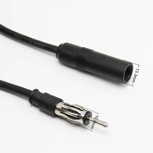 Custom 1M AM/FM Radio car extension line CD host radio antenna Male to Female universal interface conversion Audio cable