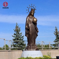 Nouvelles statues de la Vierge Marie en bronze, design moderne, pour églises et jardins