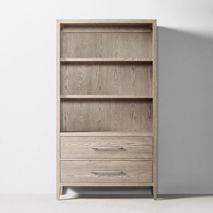 RH paese americano retrò rovere in legno massello libreria combinazione personalizzato semplice stile francese libreria mobile Home Office sala da pranzo - Product Image 6