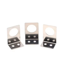 Support en L en acier inoxydable pour montage sur trou, support en L pour miroir, supports en L pour antennes mobiles