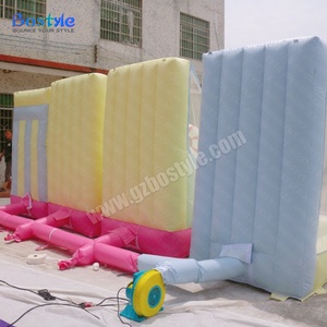 Jeux de Carnaval Interactifs <span class=keywords><strong>4</strong></span>-en-1 en PVC : Tir au Panier, Tic-Tac-Toe, Lancer d'Anneaux Gonflables d'Extérieur – Installation Facile - Product Image 4