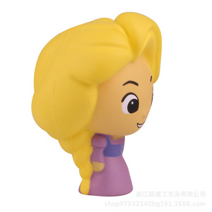 Figura de juguete de Rapunzel de espuma de poliuretano para aliviar el estrés y decorar - Product Image 3
