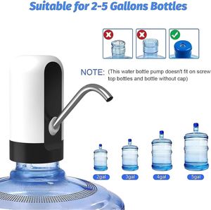 Plastic Bottled Drinking Water <b>Mini</b> Electric Hot <b>USB</b> Stand Portable Automatic Pump Water Dispenser Outdoor Car Household Hotel - Product Image 4