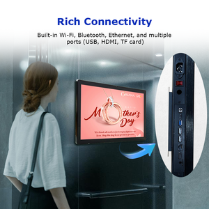 Monitor de Publicidad LCD HD de 21.5 Pulgadas con Android, para Montaje en Pared, Señalización Digital para Tiendas Minoristas y Centros Comerciales - Product Image 3