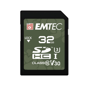 Carte SD Emtec UHS-I U3 V30 pour extérieur - 32 Go (ECMSD32GHC10ORP2) - Product Image 1