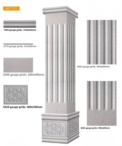 วิลล่าสไตล์ยุโรป เสาโรมัน กระเบื้อง ประตู คิวบอร์ด หน้าต่าง โครงอิฐ ลายเส้น <span class=keywords><strong>บ้าน</strong></span>สร้างเองในชนบท กำแพงภายนอก รั้ว แบบเลียนแบบ - Product Image 1