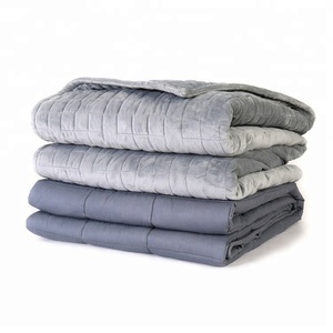 Bambou et coton Couverture Pondérée Ensemble Gris Ergothérapie Anxiété Insomnie Agitation Autisme TDAH - Product Image 1