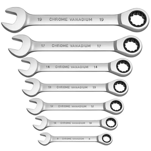 Jeu de clés à douille métriques réglables de 8 à 19mm avec étui Kit d'outils à main en acier Cr-V durable pour <span class=keywords><strong>garage</strong></span> à domicile comprenant une clé de taille de 17mm - Product Image 6