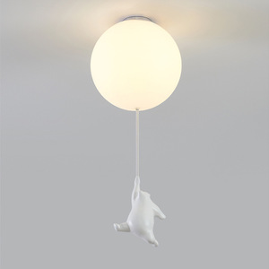 Lámpara de Burbujas de Oso Regordete de Qiaoyuan Lighting, Diseño Creativo y Popular para Niños, Lámpara de Techo Transfronteriza - Product Image 1