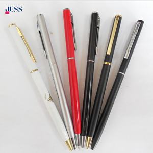 गर्म बिक्री जैस Jsbp1 स्लिम धातु बॉलपॉइंट पेन सस्ता मोड़ डिजाइन 1.0 मिमी लेखन चौड़ाई कस्टम लोगो काला/नीला स्याही गैर-अपरिवर्तनीय - Product Image 3