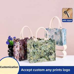 Custom Prints Reusable <b>Canvas</b> <b>Bags</b> <b>Large</b> Capacity CanvasTote <b>Bags</b> Outdoor Travel Shopping Tote <b>Bags</b> - Product Image 3
