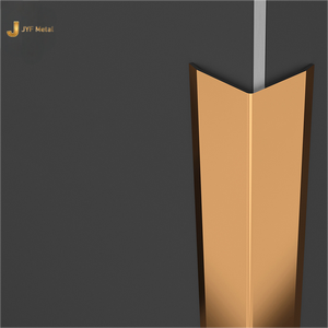 EX050 JYF Brand Modern Colorful Titanium <b>Mirror</b> Gold Finish Metal <b>Tile</b> Trim Profiles Durable Waterproof Stainless Steel - Product Image 1