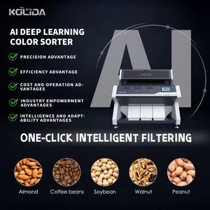 Mesin sortir AI inframerah warna beras 6 kanal perlengkapan penyortir warna nasi bersertifikasi CE - Product Image 3