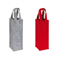 Sac de courses personnalisé en feutre, sac à vin en feutre, sac de courses en feutre