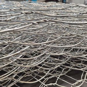 ตาข่ายลวดเหล็กชุบสังกะสีแบบจุ่มร้อนสำหรับตาข่ายยึดผนังหินหกเหลี่ยม - Product Image 1