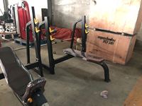 Banc plat de machine de forme physique d'équipement de gymnase commercial professionnel de LZX-1033 avec le prix inférieur à vendre