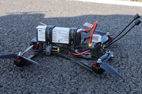 FPV Drone plegable de 7 pulgadas 4 en 1 pequeño avión de Control remoto Mini Crossing Machine RC FPV Drone Kit