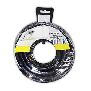 Carrete de cable de 2,50 mm H07Z1-K negro, 10 m, ideal para conexiones eléctricas y trabajos de instalación en exteriores. - Product Image 1
