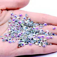 Czech Quality Hot Fix AB Crystal Loose Rhinestone Flatback 3mm (10ss)  10,000 Pieces Clear Crystal Gems 