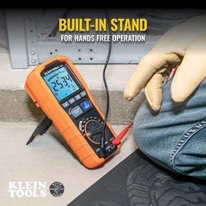 เครื่องมือวัดไฟฟ้าไร้สาย Klein Tools รุ่น ET600 1000V True RMS พร้อมฟังก์ชั่นทดสอบฉนวนและระบบ Auto-Ranging - Product Image 4