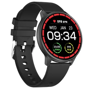 男女智能手表Bt呼叫运动健身手链安卓iPhone智能手表Zl02 Plus圆形触摸屏智能手表