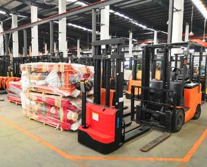 1ton 1.5 Ton 1500 Kg Zelfladende Zelfliftende Draagbare Stapelaar Met 2V Heftruckbatterij Volledig Elektrisch Semi-Elektrisch Voor Magazijnen - Product Image 6