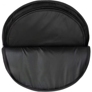 Muestra gratuita: Bolsa de tela negra impermeable de lujo para almacenamiento de platillos, con logotipo personalizado, tamaño adaptable, para accesorios de batería de jazz. - Product Image 4