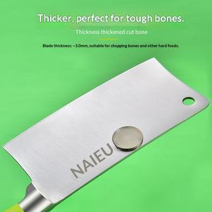 Juego <span class=keywords><strong>de</strong></span> Cuchillos <span class=keywords><strong>de</strong></span> Cocina Nai Fu Skylark <span class=keywords><strong>de</strong></span> 6 Piezas, <span class=keywords><strong>Serie</strong></span> 3Cr, Acero Inoxidable, para Cortar Huesos, Preparar Alimentos Complementarios para Bebés y Frutas - Product Image 4