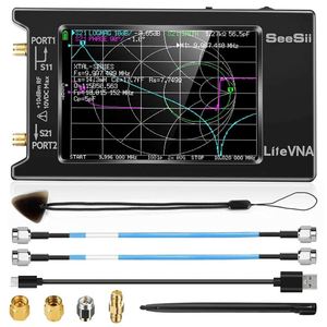 LiteVNA 64/62 เวอร์ชัน 0.3.2 50kHz-6.3GHz เครื่องวิเคราะห์เครือข่ายเวกเตอร์แบบแสดงผลด้วยโลหะ คาร์บอนไฟเบอร์ พลาสติก สำหรับเสาอากาศ VHF - Product Image 2