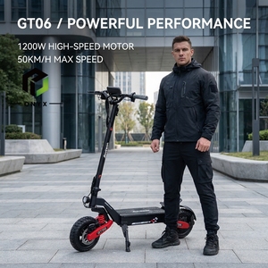 Patinete Eléctrico Plegable de 1200W con Neumáticos Anchos de 11 Pulgadas, Todoterreno, Alta Velocidad, hasta 50 Km/h, GT06, la Seguridad es Prioridad con Nuestra Tecnología Avanzada - Product Image 1