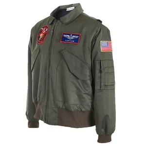 Veste d'aviateur pour homme Ecowalson, costume d'<span class=keywords><strong>Halloween</strong></span> pour adulte, veste en polyester épaisse pour jeu de rôle, costume <span class=keywords><strong>Top</strong></span> <span class=keywords><strong>Gun</strong></span> pour homme - Product Image 5