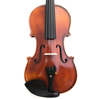 Violon 4/4 Full Size Étudiant Épicéa massif Professionnel Grade A Pin blanc Violon acoustique Violon