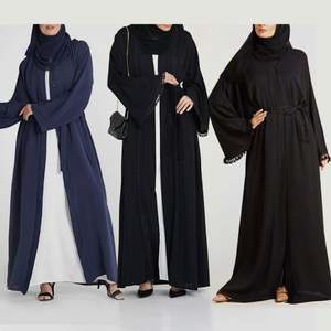 Untuk Wanita Jurken Abaya <span class=keywords><strong>Dubai</strong></span> Met Mouwen Islamitische Kleding Kleding Lange Mouw Tops Voor Moslim Vrouwen - Product Image 6