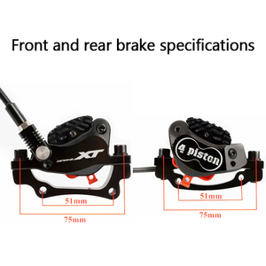 OEM/ODM <span class=keywords><strong>MTB</strong></span> 800*1500mm hidrolik fren dağ bisikleti 4 pistonlu fren alüminyum alaşım bisiklet hidrolik disk kelepçe frenler parçaları - Product Image 2