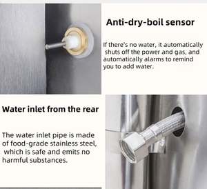 เครื่องนึ่งไฟฟ้าสเตนเลส 304 สำหรับนึ่งขนมปัง ข้าว ก๋วยเตี๋ยว บะหมี่ และประคบเย็น - Product Image 5