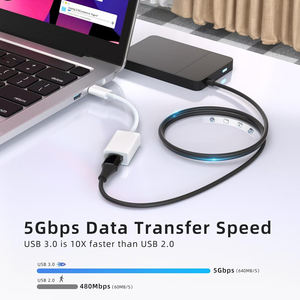 Adaptador USB C a USB 3,0, Adaptador tipo C macho a USB hembra para <span class=keywords><strong>MacBook</strong></span> Pro Air, <span class=keywords><strong>iPhone</strong></span> 16 15 Pro Max Samsung S24 S22 - Product Image 4