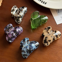 Barrettes à cheveux vintage en acétate avec incrustations de diamants pour filles - Utilisation quotidienne et pour les fêtes - Emballage en carton