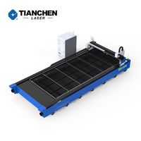 Machine de découpe de tôles CNC à fibre laser Tianchen 20000W 3 axes refroidie par eau
