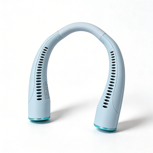 Ventilador de Cuello Portátil sin Aspas con Ventilación Inclinada, Pantalla LED Digital, 3 Velocidades, USB, Batería, para RV y Hogar - Product Image 5