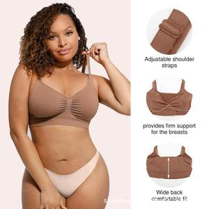 <span class=keywords><strong>Reggiseno</strong></span> Allattamento Push-Up Senza Cuciture, Modellante per la Schiena, per Seni Grandi, Senza Ferretto, <span class=keywords><strong>Coppa</strong></span> <span class=keywords><strong>C</strong></span>, Tinta Unita, Estivo, in Nylon, da Donna - Product Image 3