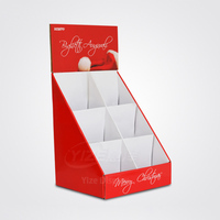 Présentoir de comptoir pliable moderne et personnalisé en carton écologique pour ampoules et lampes