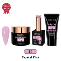 Kit de Gel de Construction Solide 3-en-1 Personnalisé OEM ODM en Gros, Vernis à Ongles Longue Durée UV LED, Fournitures pour Salons de Manucure Prises en Charge