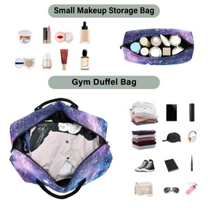 Fashion Customs logo <b>Large</b> Capacity Waterproof Sport Gym Travel <b>Duffel</b> <b>Bag</b> Traveling Wash Set Travel Shoulder <b>Bags</b> - Product Image 4